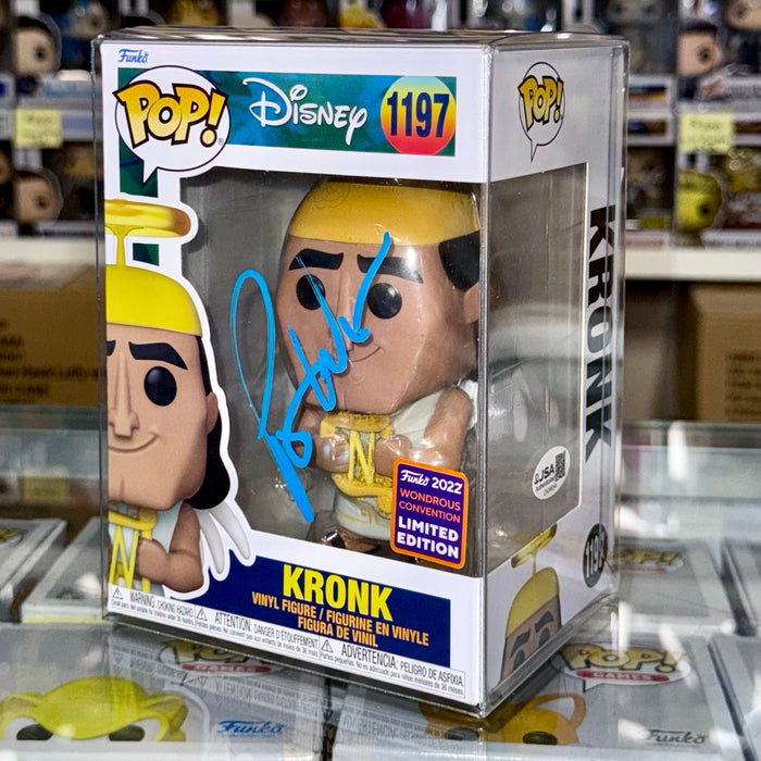 Patrick Warburton Signed Disney Kronk as Angel From The Emperors New Groove Vaulted Funko Pop! #1197 WonderCon 2022 Exclusive With JSA COA - for just $135! 