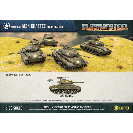 Clash of Steel - American: M24 Chaffee Recon Platoon - for just $30! 