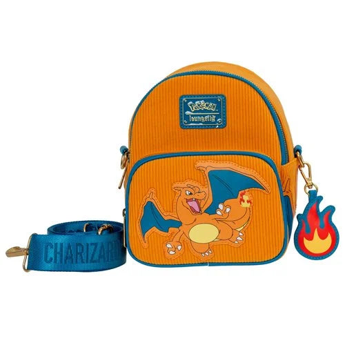 Pokemon Charizard Corduroy Convertible Mini-Backpack - Entertainment Earth Exclusive - for just $79.99! 