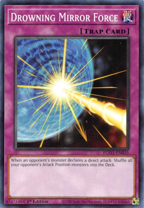 Drowning Mirror Force [EGO1-EN035] Common - for just $0.15! 