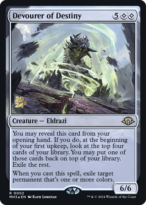 Devourer of Destiny (PRE-002) - Modern Horizons 3 Promos Foil - for just $1.34! 