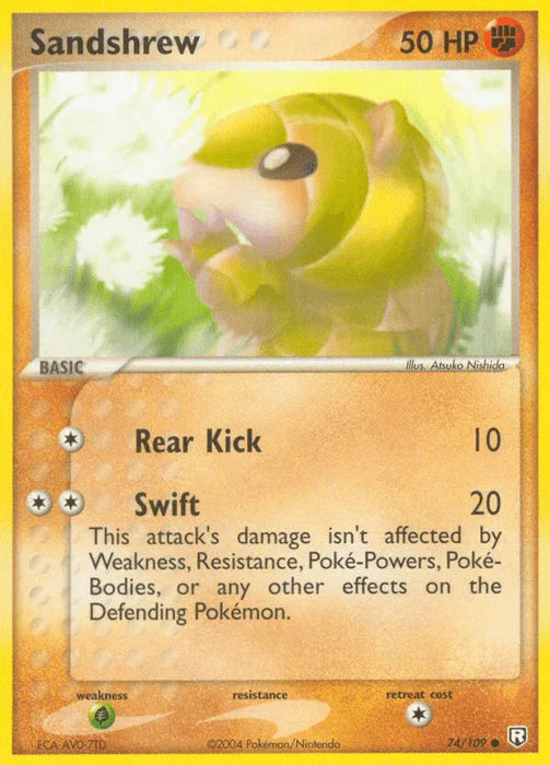 Sandshrew (74/109) [EX: Team Rocket Returns] - for just $0.70! 