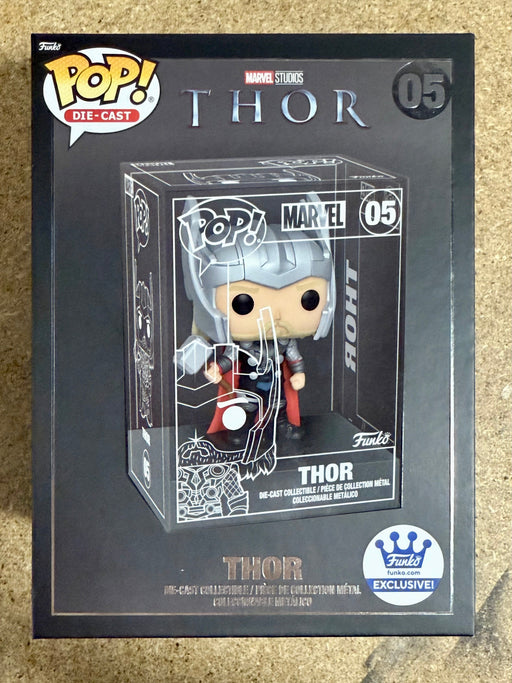 Funko Pop! Die-Cast Thor With Hammer #05 Marvel MCU Funko Shop 2022 Exclusive - for just $20! 
