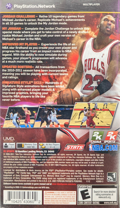 NBA 2K12 – PlayStation Portable (PSP) - for just $20.99! 