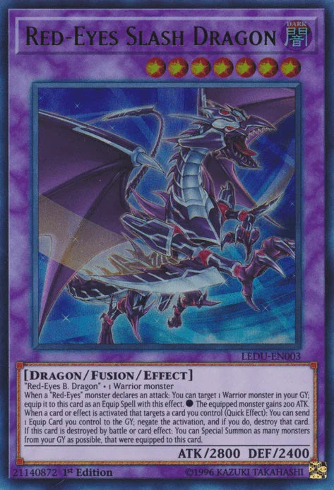 Red-Eyes Slash Dragon [LEDU-EN003] Ultra Rare - for just $2.55! 