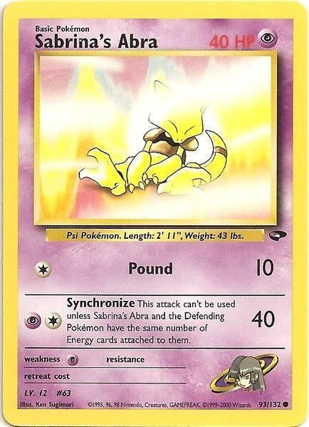 Sabrina's Abra (93/132) [Gym Challenge Unlimited] - for just $0.85! 