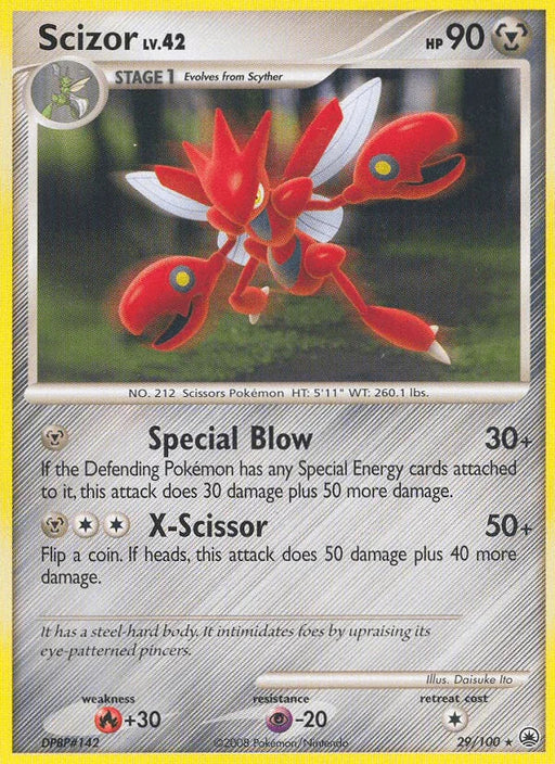 Scizor (29/100) [Diamond & Pearl: Majestic Dawn] - for just $6.35! 