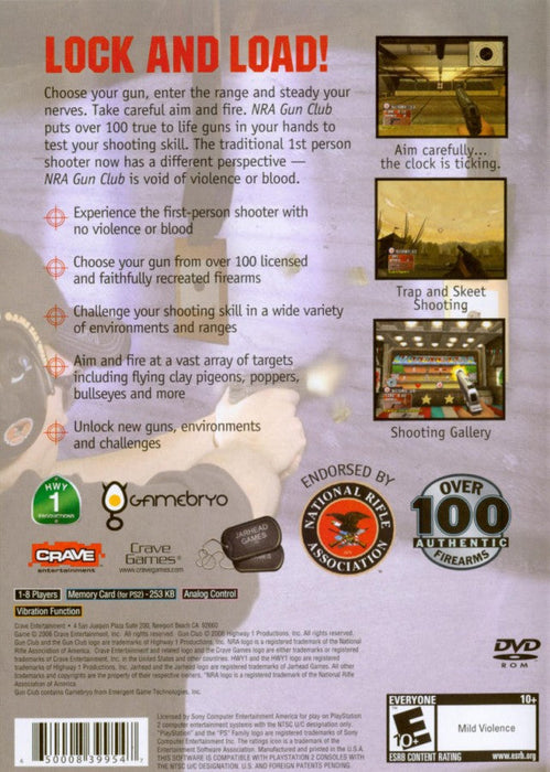 NRA Gun Club – PlayStation 2 (PS2) - for just $4.99! 