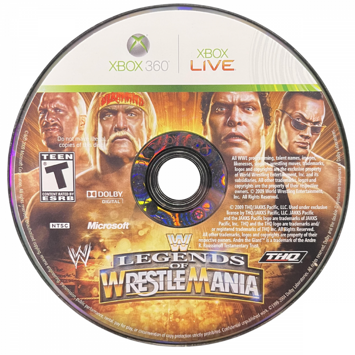 WWE Legends of WrestleMania – Xbox 360 (X360) - for just $13.99! 