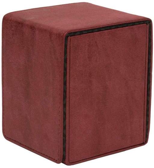 Ultra PRO: Suede Collection - Alcove Flip (Ruby) - for just $0! 