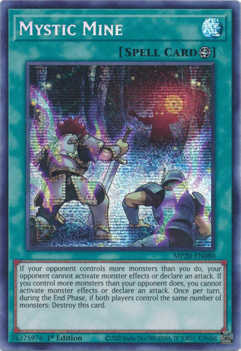 Mystic Mine [MP20-EN080] Prismatic Secret Rare - for just $0.35! 