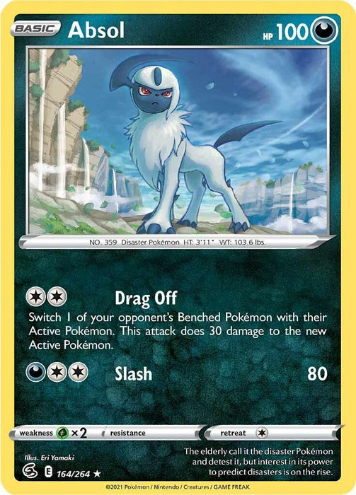 Absol (164/264) [Sword & Shield: Fusion Strike] - for just $0.10! 