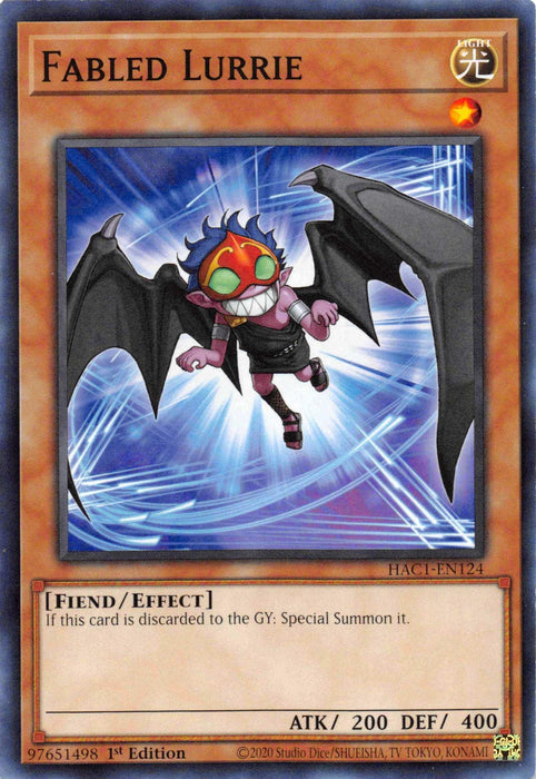 Fabled Lurrie [HAC1-EN124] Common - for just $0.15! 