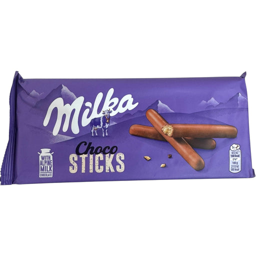 Delicious Milka Chocolate Sticks 112g - Creamy Milk Chocolate Filled Snack Sticks - for just $4.99! 