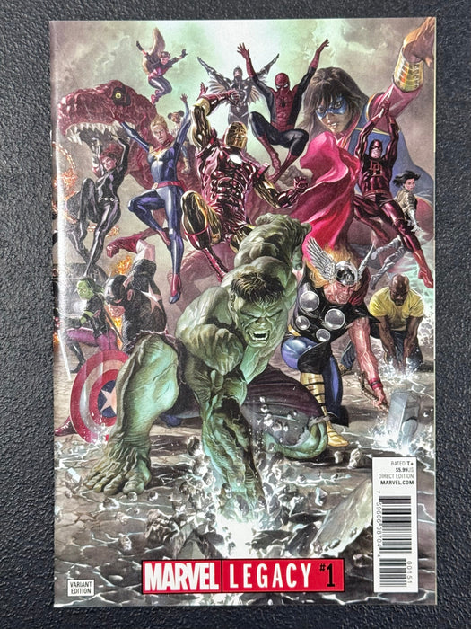 Marvel Legacy #1 (2017) Alex Ross 1:50 Incentive Variant 1st App Avengers BC - for just $40! 