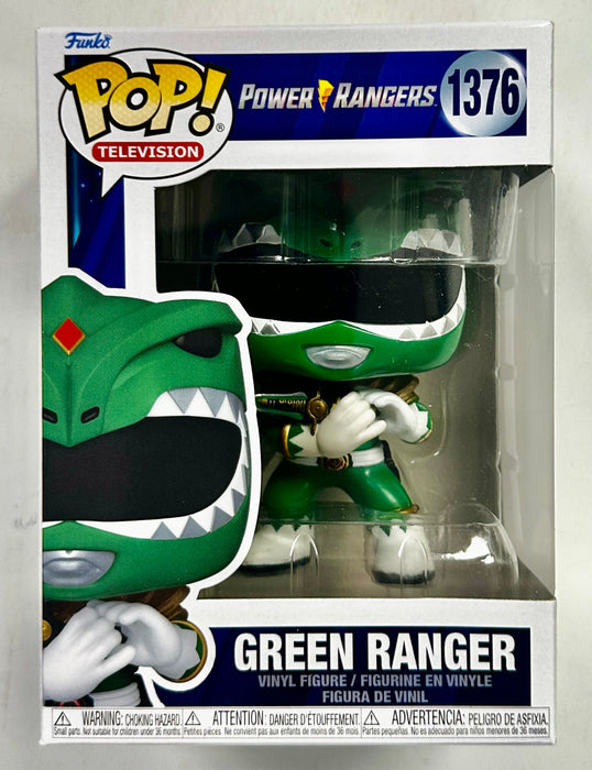 Funko Pop! Television Green Power Ranger With Dragon Dagger #1376 MMPR 30th 2023 - for just $15! 