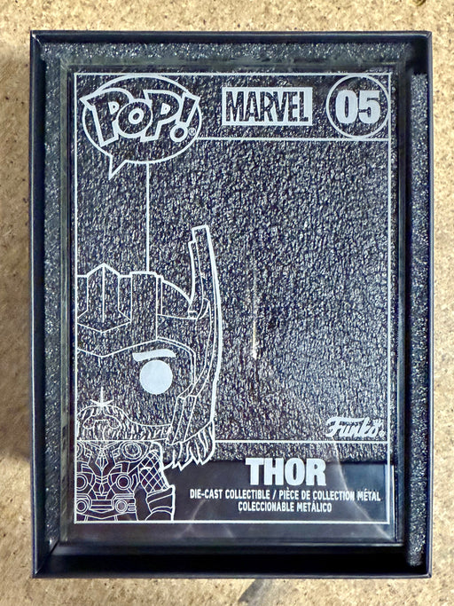 Funko Pop! Die-Cast Thor With Hammer #05 Marvel MCU Funko Shop 2022 Exclusive - for just $20! 