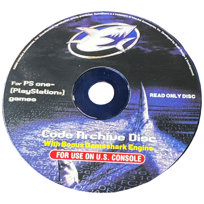 Game Shark Code Archive Disc - Playstation - for just $8.99! 