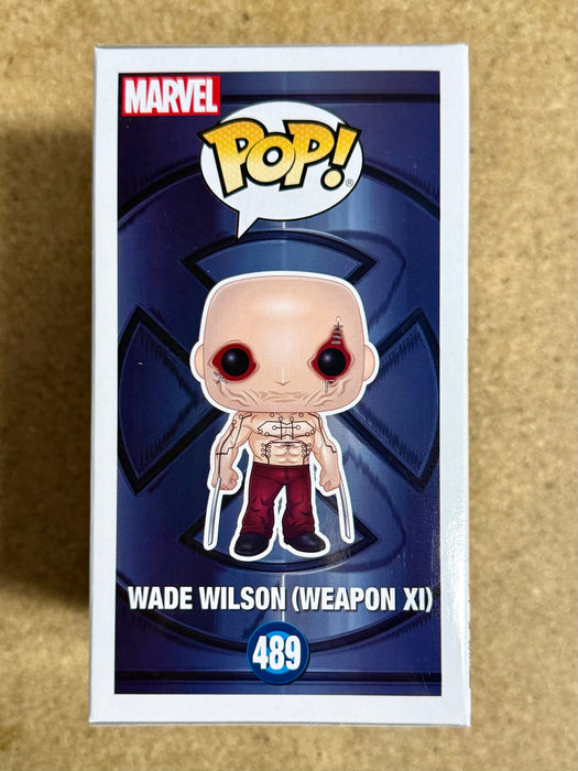 TJ Miller “Weasel” Signed Marvel Wade Wilson (Weapon XI) Funko Pop! #489 SDCC 2021 Vaulted Exclusive JSA COA - for just $85! 