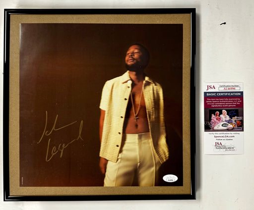 John Legend Autographed (Signed) & Framed LEGEND Vinyl Insert With JSA COA - for just $200! 