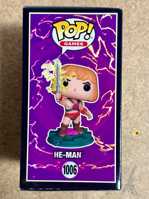 Tom Cook Signed He-Man Masters Of The Universe Funko Pop! #1006 With JSA COA - for just $100! 