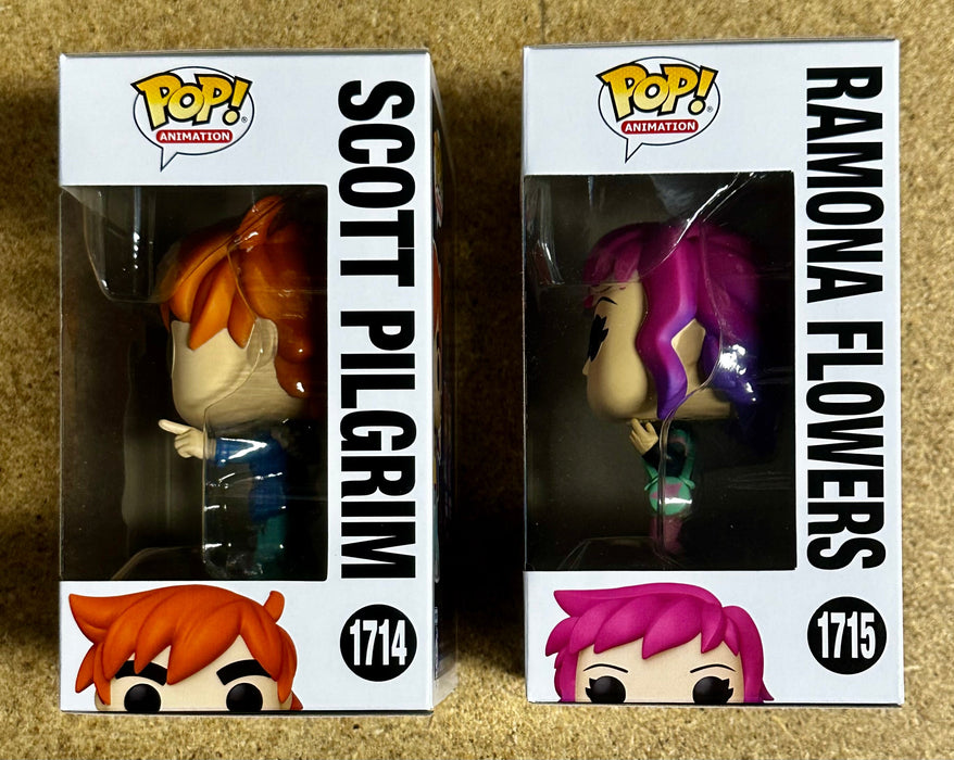 Funko Pop! Animation Scott Pilgrim & Ramona Flowers Set Of 2 Takes Off 2024 - for just $25! 
