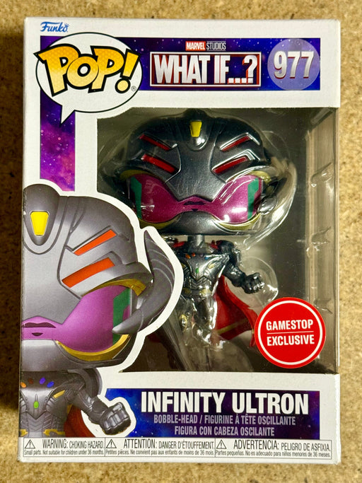 Funko Pop! Marvel Metallic Infinity Ultron #977 What If? 2021 Exclusive - for just $10! 