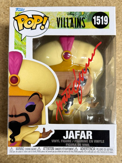 Jonathan Freeman Signed Jafar Funko Pop! #1519 Disney Aladdin With JSA COA - for just $120! 