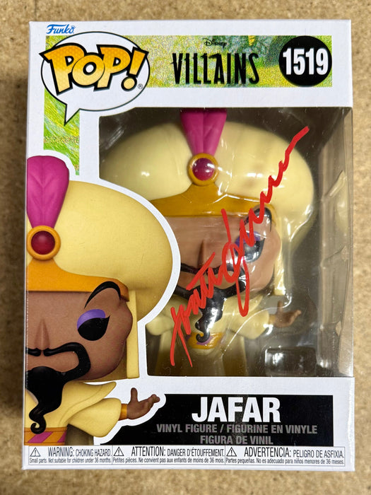 Jonathan Freeman Signed Jafar Funko Pop! #1519 Disney Aladdin With JSA COA - for just $120! 