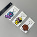 BTS 3-PACK! Kpop Korean Little Figure Tag Keychains of Characters Mang, Shooky & Chimmy (New) - for just $4! 
