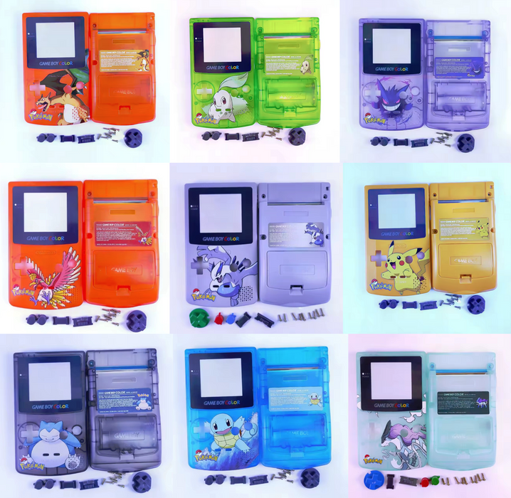 GBC Game Boy Color Case Replacement Shell Full Housing Pokemon - for just $43.99! 