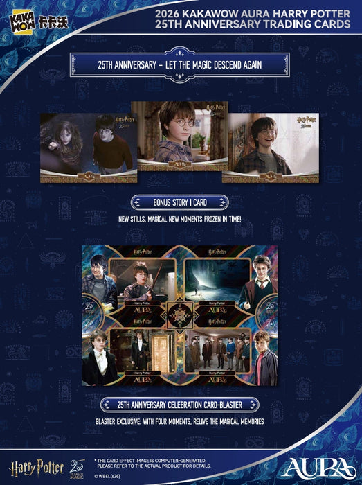 AURA: Harry Potter 25th Anniversary Trading Cards - Booster Bundle - for just $125! 