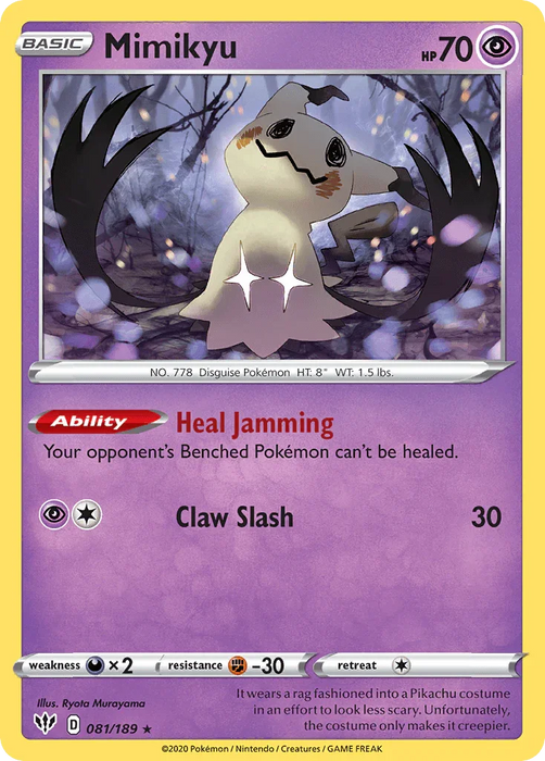 Mimikyu (081/189) [Sword & Shield: Darkness Ablaze] - for just $0.15! 