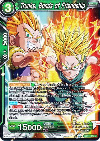 Trunks, Bonds of Friendship (BT11-079) [Vermilion Bloodline 2nd Edition] - for just $0.10! 