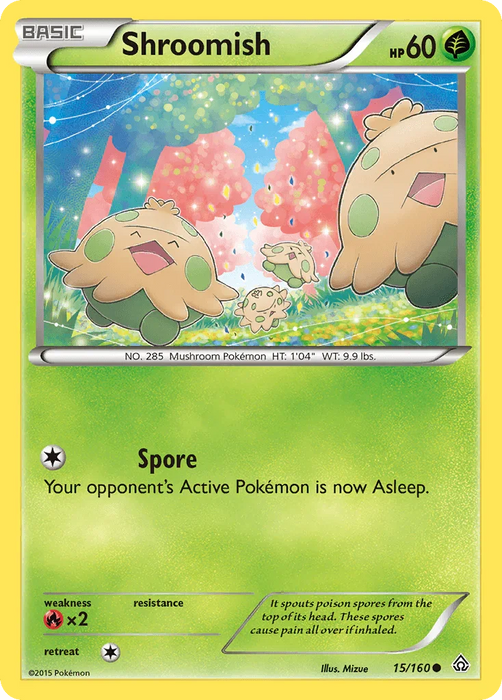 Shroomish (15/160) [XY: Primal Clash] - for just $0.10! 