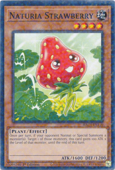 Naturia Strawberry (Duel Terminal) [HAC1-EN110] Common - for just $0.10! 