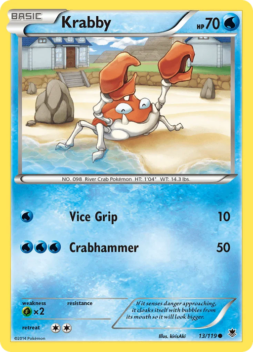 Krabby (13/119) [XY: Phantom Forces] - for just $0.10! 