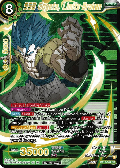 SSB Gogeta, Limits Broken (Championship 2022) (BT19-084) [Promotion Cards] - for just $6.60! 
