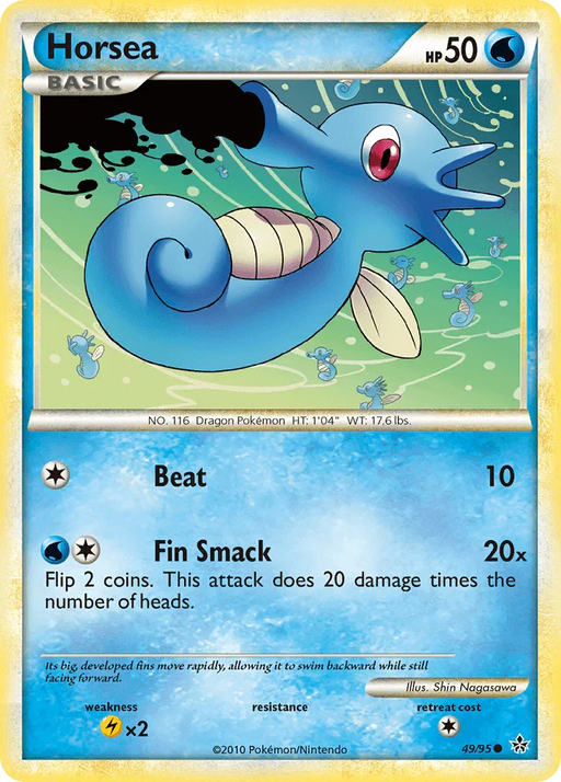Horsea (49/95) [HeartGold & SoulSilver: Unleashed] - for just $0.20! 