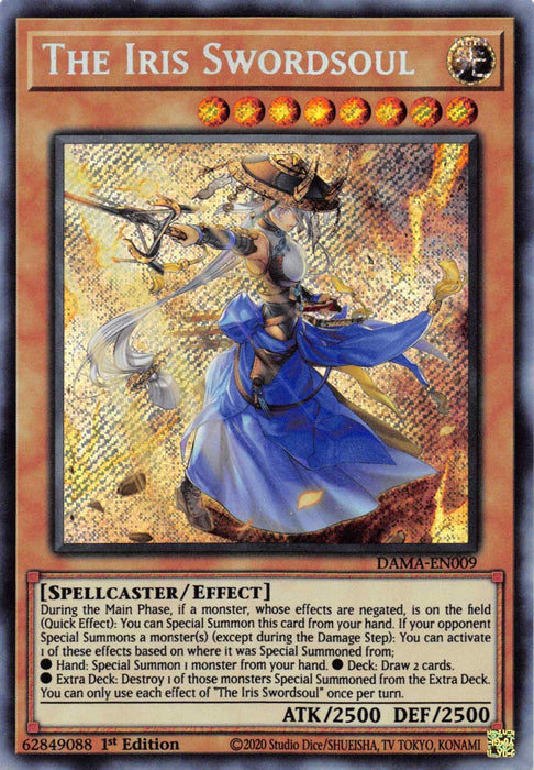 The Iris Swordsoul [DAMA-EN009] Secret Rare - for just $0.40! 