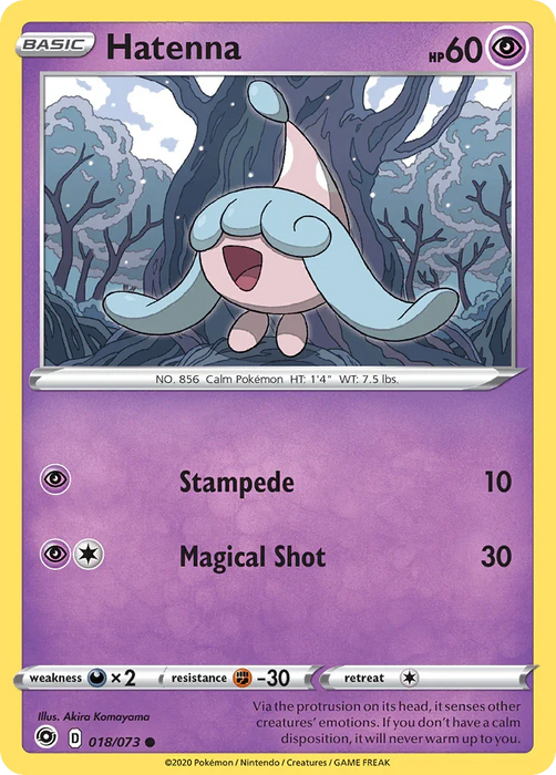 Hatenna (018/073) [Sword & Shield: Champion's Path] - for just $0.10! 