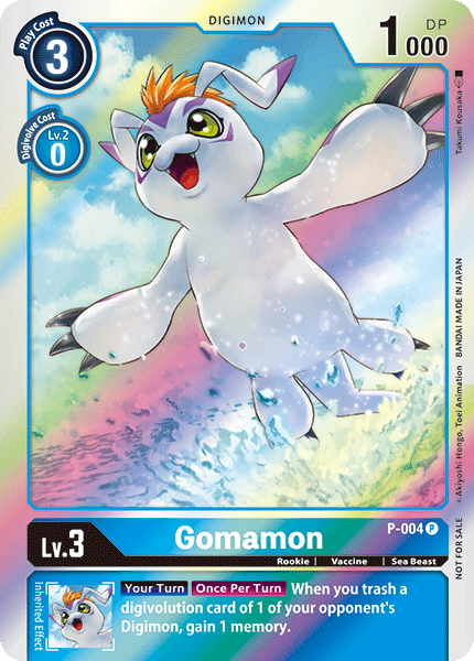 Gomamon [P-004] [Promotional Cards] - Just $0.55! Shop now at Retro Gaming of Denver