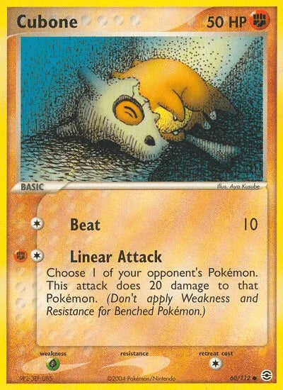 Cubone (60/112) [EX: FireRed & LeafGreen] - for just $3.90! 