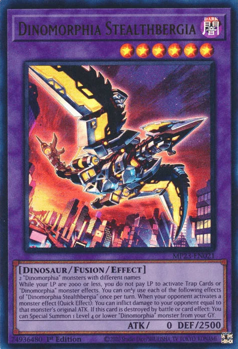 Dinomorphia Stealthbergia [MP23-EN021] Ultra Rare - for just $0.10! 