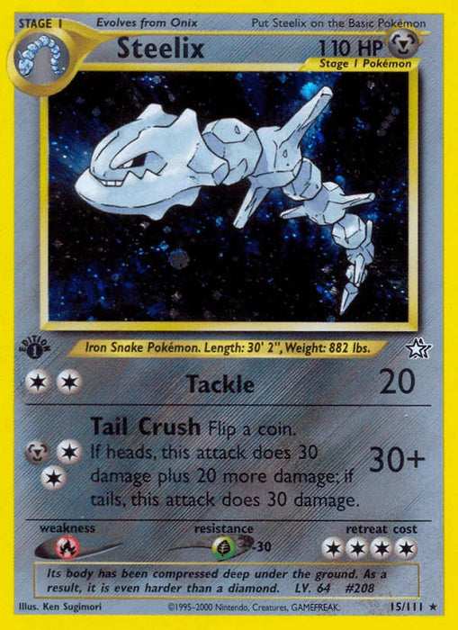 Steelix (15/111) [Neo Genesis 1st Edition] - for just $41.60! 
