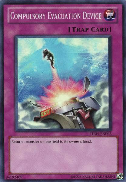 Compulsory Evacuation Device [TU04-EN005] Super Rare - for just $31.95! 