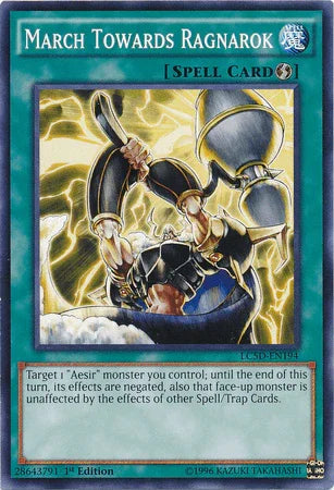 March Towards Ragnarok [LC5D-EN194] Common - for just $0.10! 