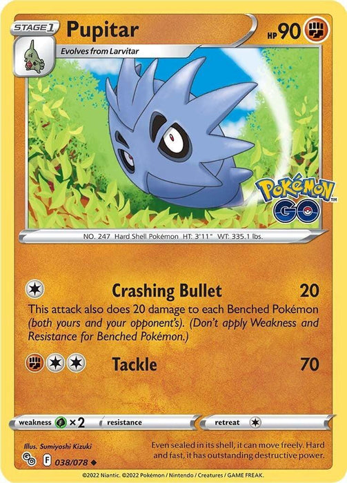 Pupitar (038/078) [Pokémon GO] - for just $0.10! 