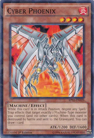 Cyber Phoenix [BP03-EN020] Shatterfoil Rare - for just $0.10! 