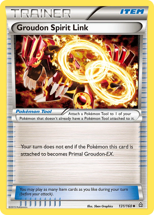 Groudon Spirit Link (131/160) [XY: Primal Clash] - for just $0.15! 